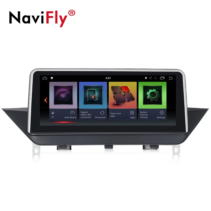 Cheap NaviFly IPS ID7 2G+32G Android 7.1 car radio multimedia player for BMW X1 E84 2009-2015 support wifi Bluetooth RDS 2