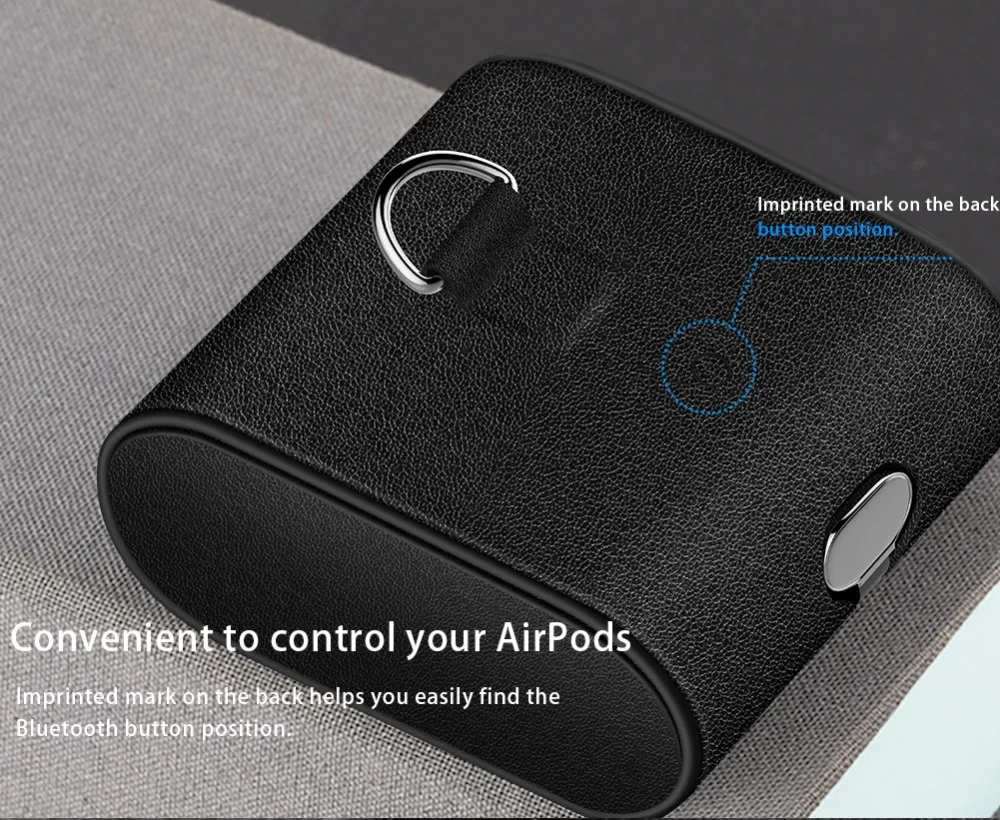 Чехол для Air Pods защитная сумка беспроводной зарядный приемник Qi Apple Pod подходит