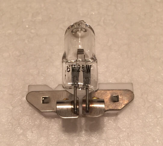 

Made in Japan ,Compatible for Narva 55147 HLWS5-A 6V 25W bulb,PY16-1.25,Zeiss Jena microscope light,6V25W with metal wing