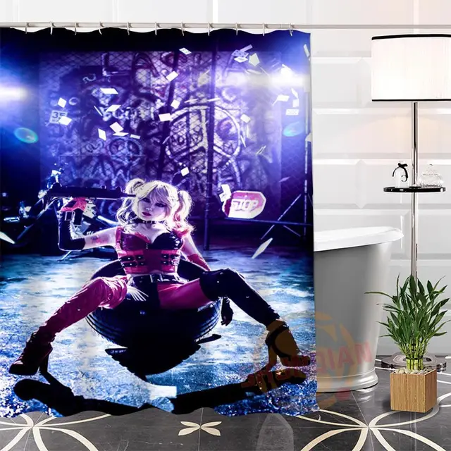 Custom Joker and Harley Quinn1 New arrival Fabric 100 Polyester