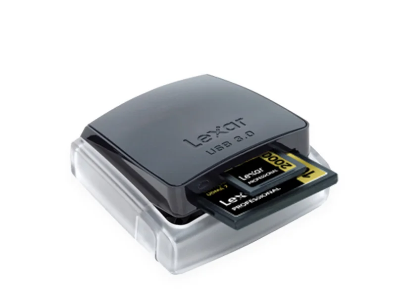 Lexar External Card Reader High Speed 2 in 1 Professional USB 3.0 CompactFlash SDXC/SDHC CF Card SD Card Dual-Slot Reader