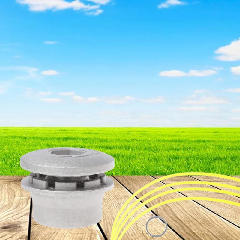 

Aluminum Grass Trimmer Head with 4 Nylon Lines Brush Cutter Head For Strimmer