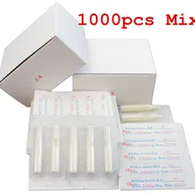 100OPCS стерильные для тату одноразовая насадка наконечник трубки U-PICK круглый RT алмаз DT