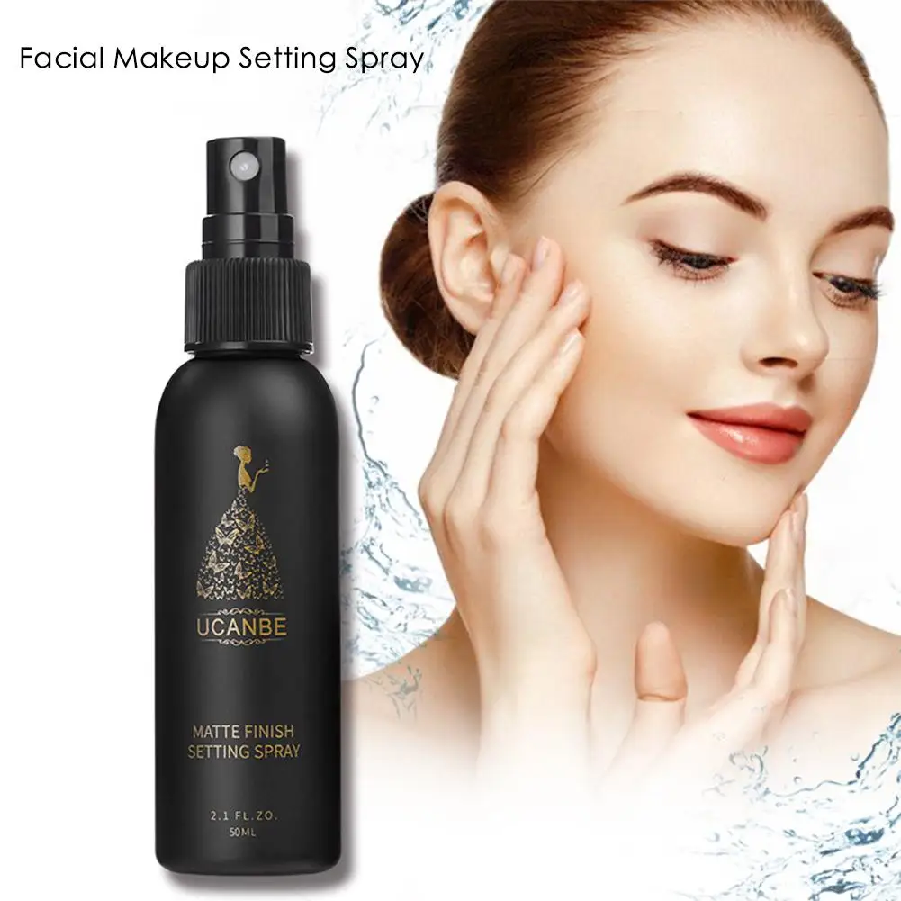 

50ml Facial Makeup Setting Spray Moisturizing Hydrating Long-lasting Base Fixer Matte Cosmetic Spray Makeup Long Lasting Spray
