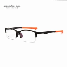 Новая мода леди спорт пластик титан оптический Рамки очки Модель PU5111-C4