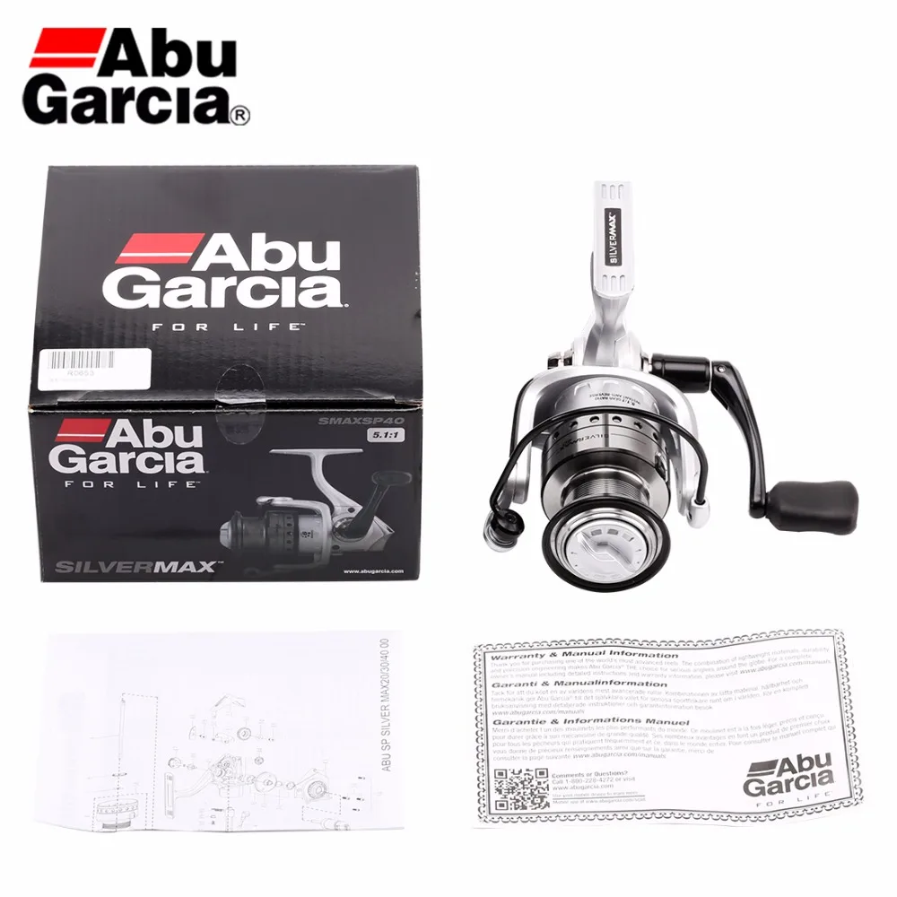 2017 Abu Garcia Brand SMAXSP 500-4000 Series Spinning Fishing Reel 5+1BB Aluminum Spool Graphite Body Seawater Reel