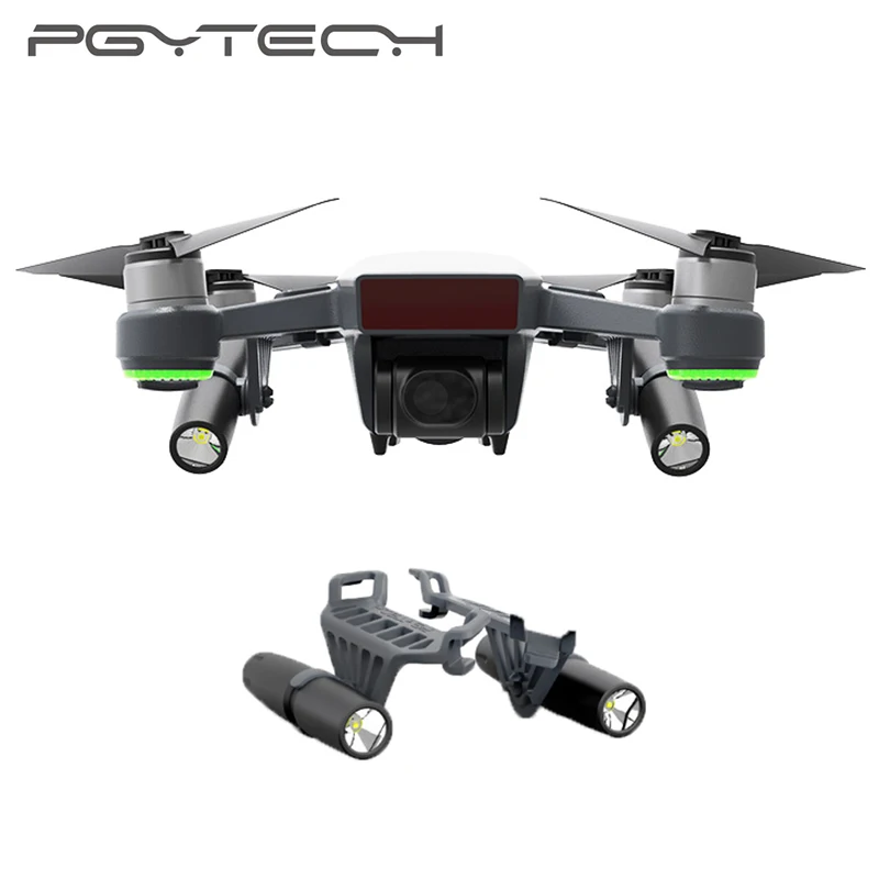 Pgytech DJI Spark Drone Портативный ночной полет светодиодный свет освещение для DJI Spark Drone аксессуары