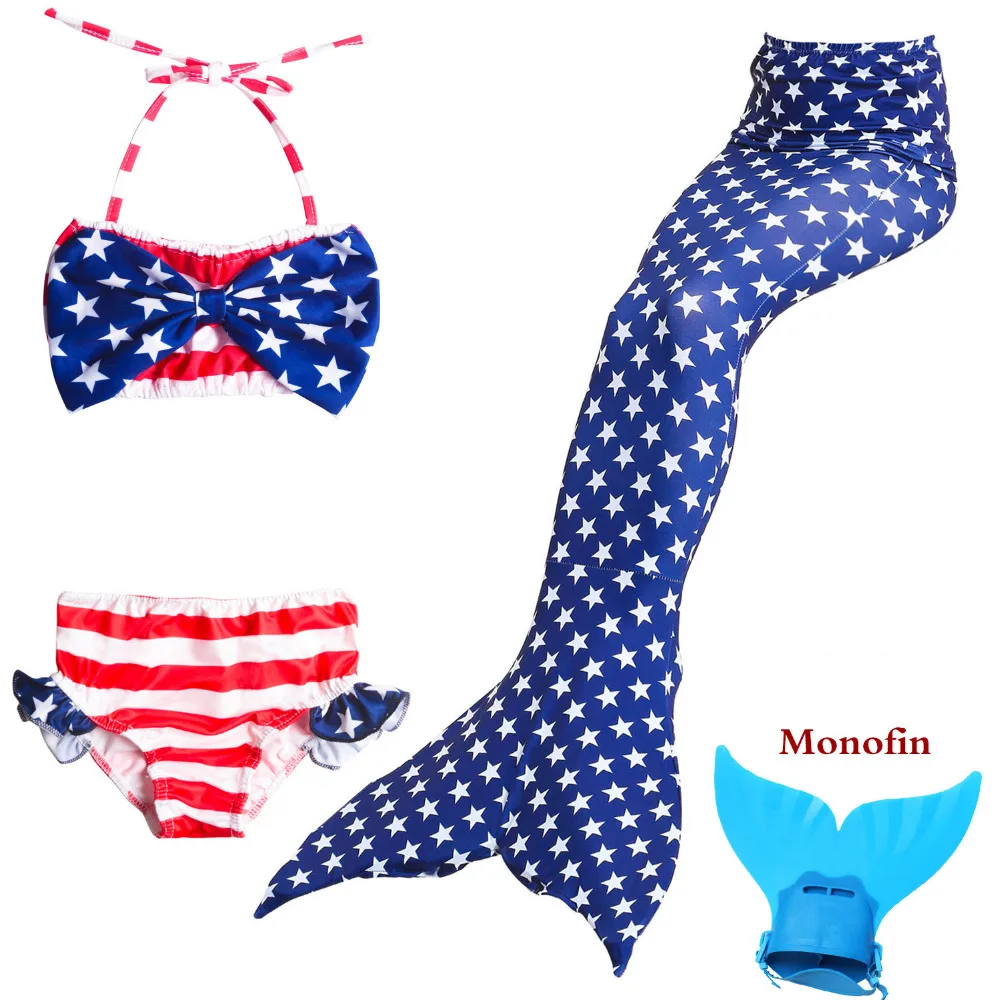 2018-New-4pcs-Kids-Girls-Swimming-Mermaid-Tails-with-Monofin-Cosplay-Costume-Children-Mermaid-for-Child(5)