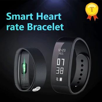 

2018 Smart Heart rate bracelet long standby SMS reminder 0.91 OLED screen bluetooth 4.0 IP54 waterproof for Android IOS Phones