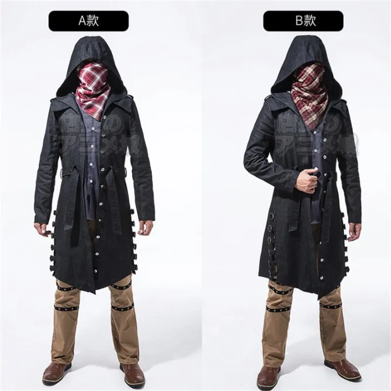  Game PUBG Playerunknown's Battlegrounds Cosplay Costumes Hooded Jacket Cloak Middle Ages Trench Set