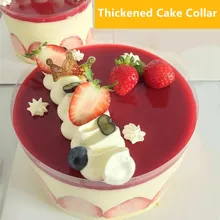 Утолщенный прозрачный мусс окружающий край оберточная лента для выпечки торт воротник рулон упаковки DIY украшения торта инструменты