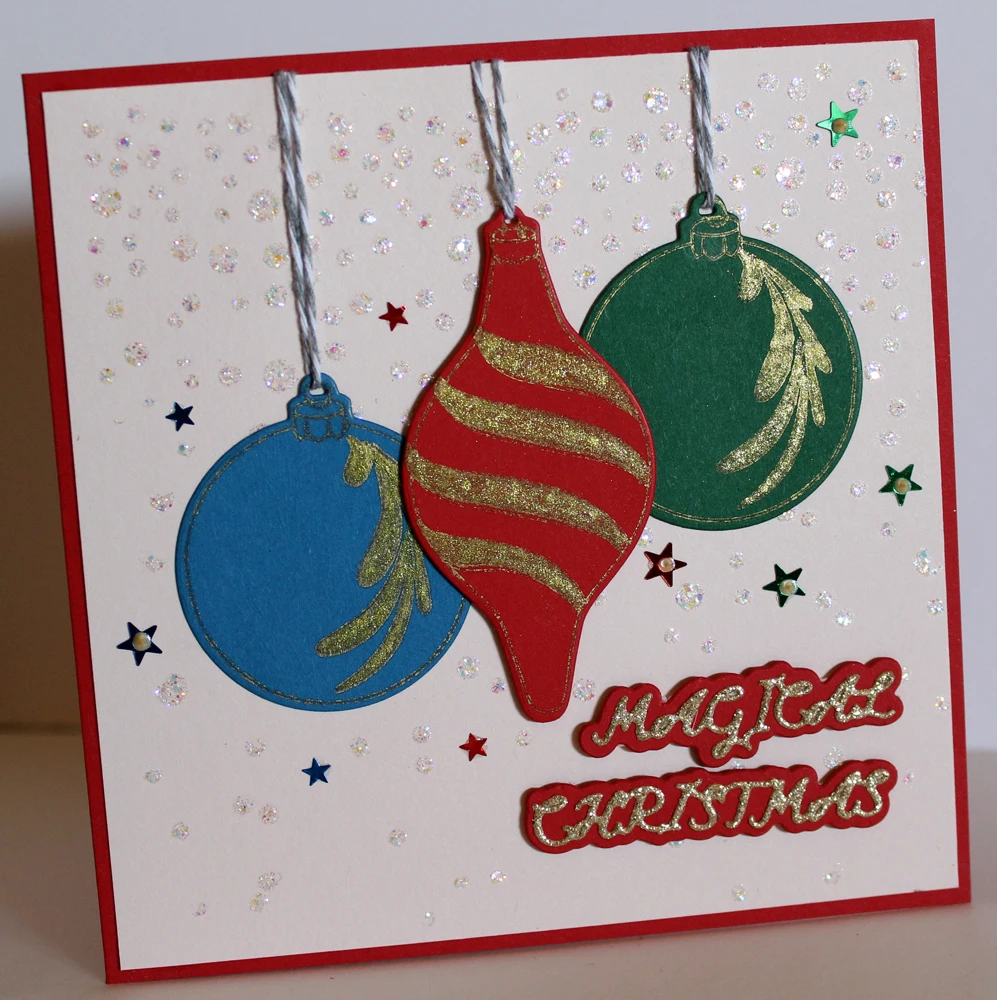 

AlinaCraft CLEAR STAMPS die cut layered magic christmas bell ball Scrapbook Card album silicon rubber roller transparent stamps
