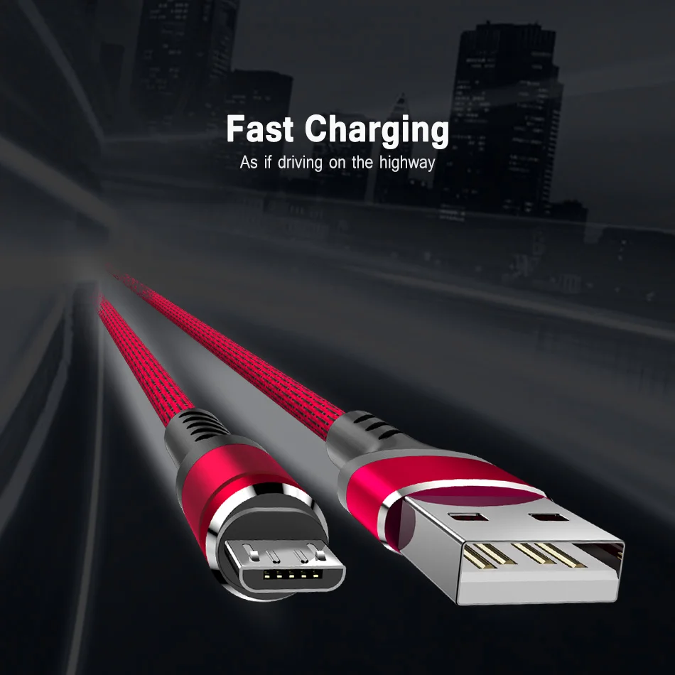 2.4A mi cro USB кабель провод для быстрой зарядки samsung S4 S5 S6 S7 1 м Android телефон