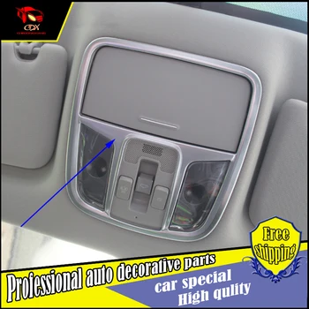 

3PCS/set Car styling For KIA K5 optima 2016- ABS Chrome front reading lamp Cover Trim Decorative Reading light covers Decoration