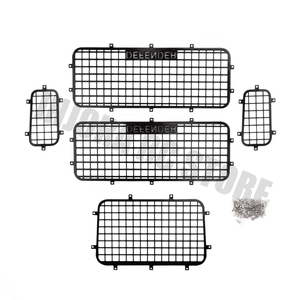 

5PCS Metal TRX-4 Window Mesh Protective Net for 1/10 RC Crawler TRAXXAS TRX4