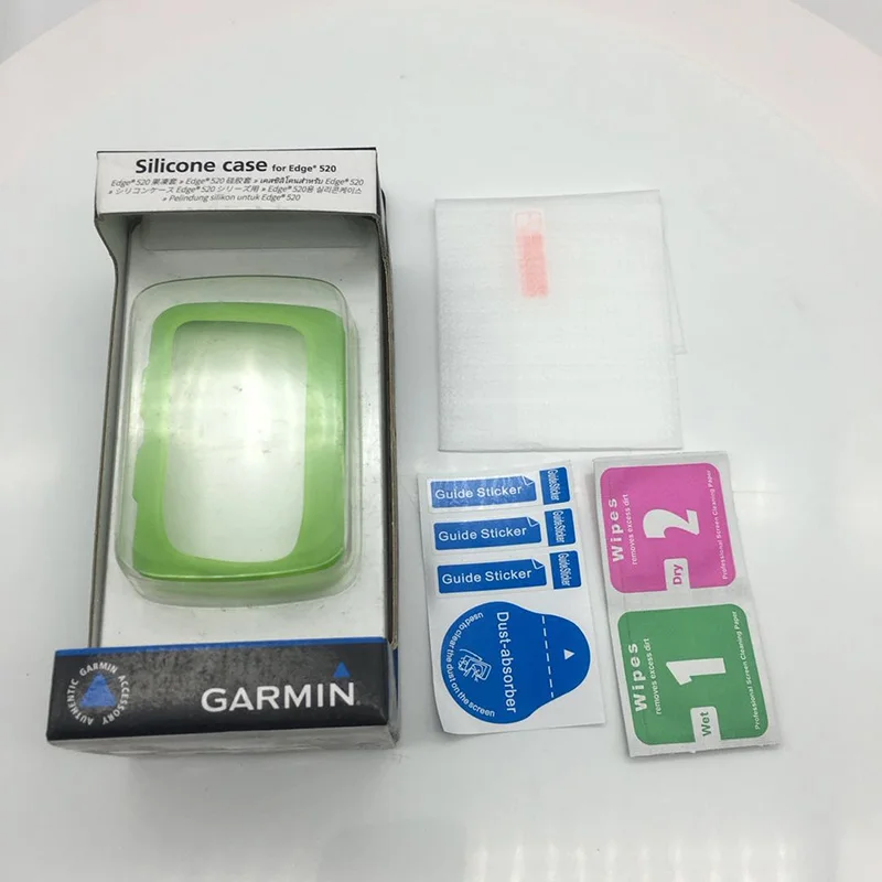 Гелевый Чехол для велосипеда Garmin Edge 520 plus, gps, компьютера, gps, GARMIN с высококачественной упрочненной защитой экрана