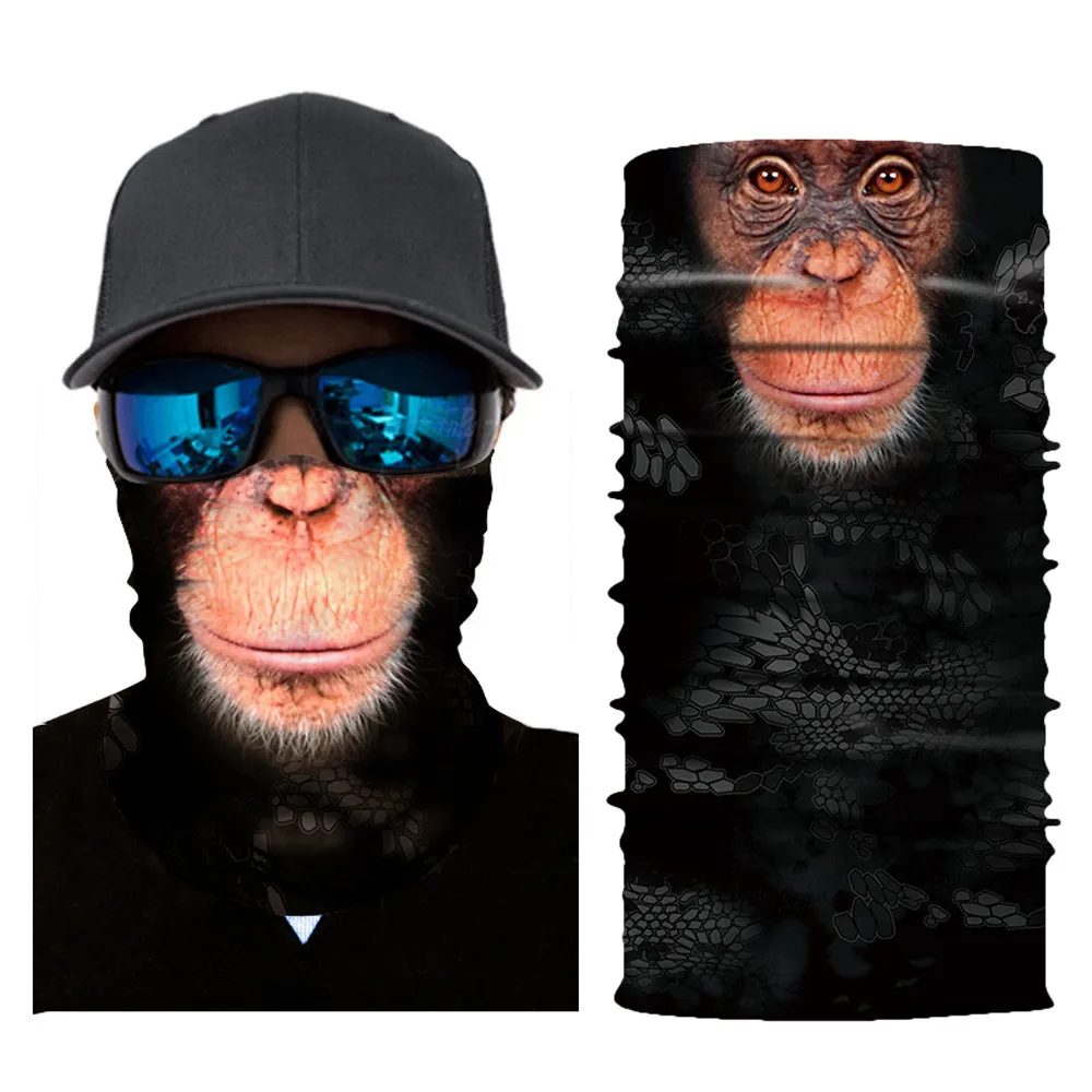 3D Животные, лыжные велосипедные шарфы для сноуборда, грелка для шеи, маска для лица, Балаклава, бандана, велосипедная маска,, маски для лица# D
