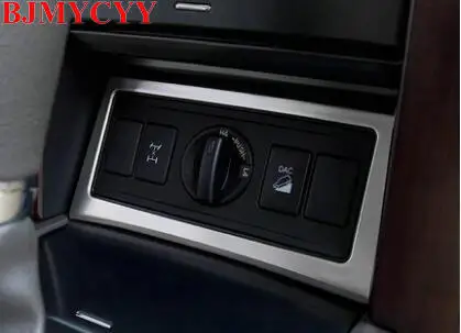 

BJMYCYY Stainless steel decorative frame with multi function panel in automobile for Toyota Prado 2700 2010-2018