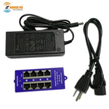 Гигабитный 4 Порты и разъёмы пассивное питание через ethernet Мощность над инжектор Ethernet с 24 V 60 W Мощность поставить-24 вольт для Mikrotik точка доступа и IP