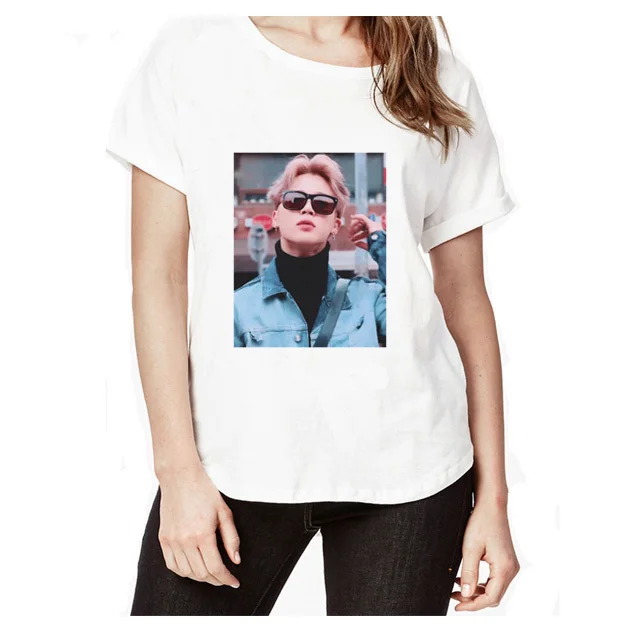 jimin T-Shirts women 2018 cool womens O Neck white pattern Printed t shirt For Man's Short Sleeve t-Shirts women Tops Tee WT2724 jimin T-Shirts women 2018 cool womens O Neck white pattern Printed t shirt For Man's Short Sleeve t-Shirts women Tops Tee WT2724