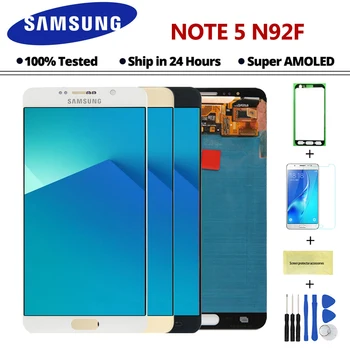 

5.7'' AMOLED ORIGINAL LCD Display Touch Screen Assembly For Samsung Galaxy Note 5 N9200 N920T N920A N920I N920G Repair Parts