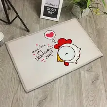 Простой стиль забавные мультипликационные животные коврик с принтом коврик для ванной абсорбирующий Коврик для пола детский прикроватный коврик для дома