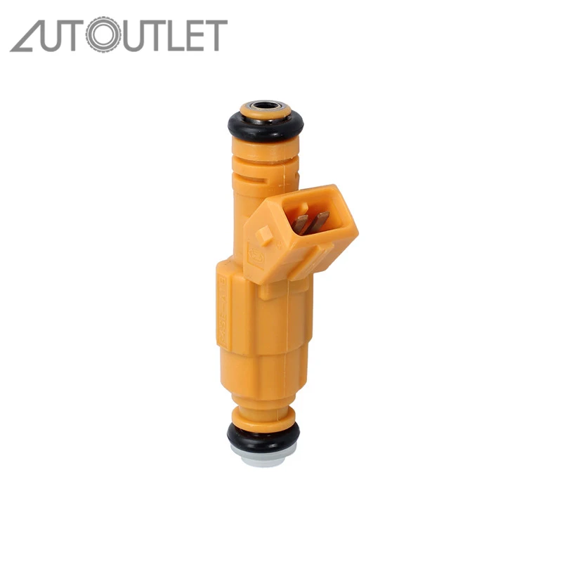 AUTOUTLET 6Pcs Fuel Injectors 4 Hole Nozzle Basket Filter Design At Inlet For Jeep 87 98 4.0L