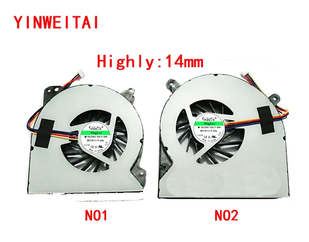 CPU AND GPU fan for Asus G750 G750JW G750J computer FAN DELTA KSB0612HB-CL45 KSB0612HB CL45 12V KSB0612HB CL46 KSB0612HB-CL46