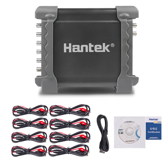 Special Offers Hantek 1008B 8 Channels USB Digital Oscilloscopes Programmable Generator Car Vehicle Testing Diagnostic Instrument 2.4MSa/s