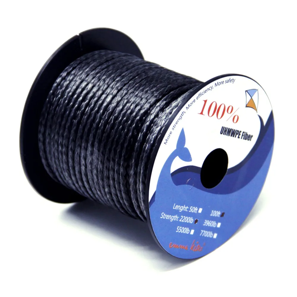 1000ft 50lb Braided Dacron Line String for Outdoor Kites Flying Fishing Working