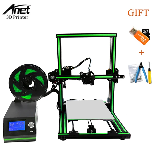Cheap High Precision Anet E10 E12 3d Printer Large Printing Size Update Threaded Rod Reprap i3 3D Printer Kit With Free Filament Cheap High Precision Anet E10 E12 3d Printer Large Printing Size Update Threaded Rod Reprap i3 3D Printer Kit With Free Filament