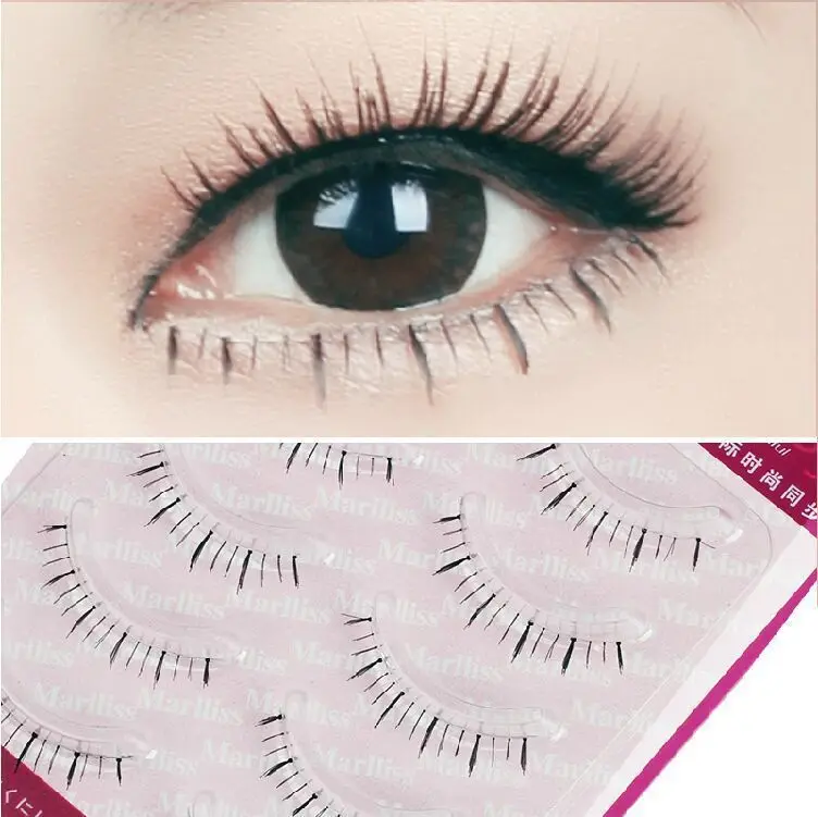 10 pair Natural Soft False Under Eyelashes Mink Fake Lower Eyelash Lashes Cosmetics Bottom