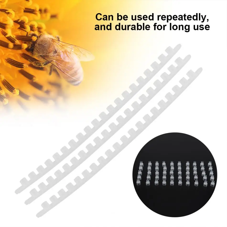 3 шт пчелиные клетки полосы с 50 шт., сотовый чашки пчеловодства вывод маток инструмент Профессиональный Пчеловодство эфирные инструменты