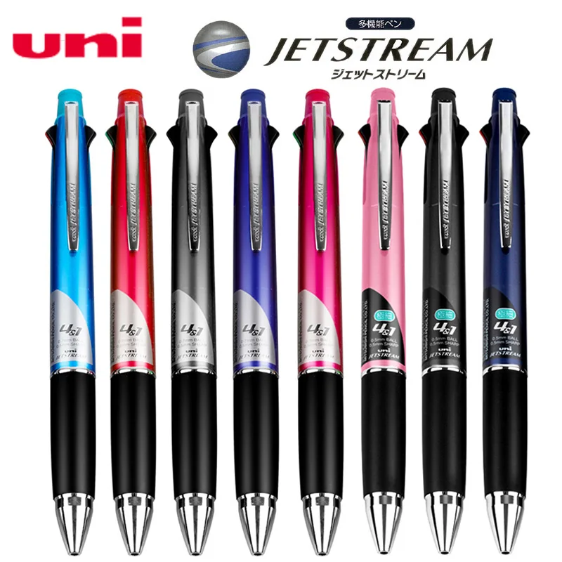 Uni MSXE5-1000-05 Jetstream 4+ 1 шариковая ручка 0,5 мм мульти ручка(черный, синий, красный, зеленый) с карандашом 0,5 мм