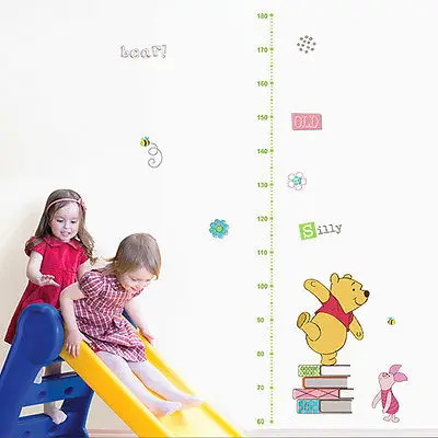 

The Pooh Height Chart Kids Wall Decals Wall Stickers Stick Removable Wall Stickers For Kids Nursery Bedroom Living Room
