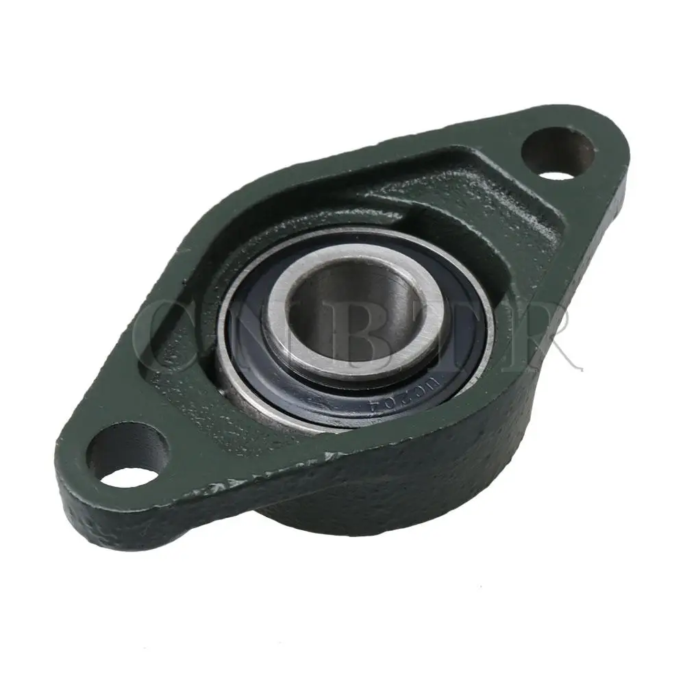 

CNBTR 1Pcs UCFL204 20mm Bore Horizontal Outer Sphere Pillow Block Bearing