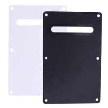 1 шт. электрогитара бэкплейт ПВХ задняя пластина тремоло Полость Крышка пружинная крышка проводка крышка для ST FD гитара белый и черный