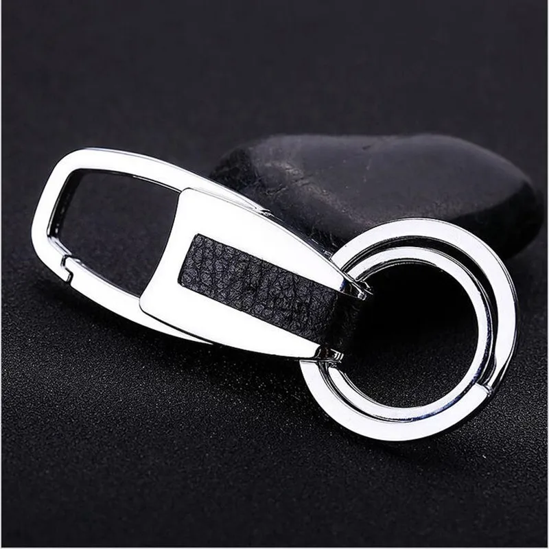 Buy Business Men Genuine Leather Key Chain Double