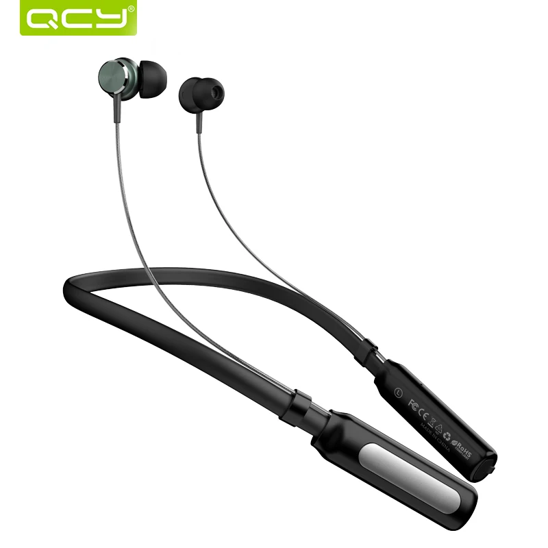 QCY ספורט Bluetooth אוזניות עם מיקרופון אלחוטי אוזניות Neckband אוזניות IPX5 עמיד למים עבור Iphone, Xiaomi, סמסונג