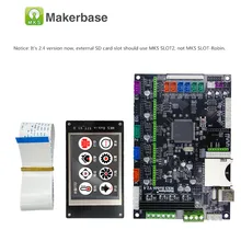 MKS Robin STM32 интегрированная монтажная плата. Оборудование с открытым исходным кодом поддержка marlin2.0.Robin контроллер материнская плата с TFT disp