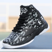 Новинка, баскетбольные кроссовки с уникальным принтом для мальчиков, детские кроссовки, Детская уличная спортивная обувь для подростков, студенческие кроссовки
