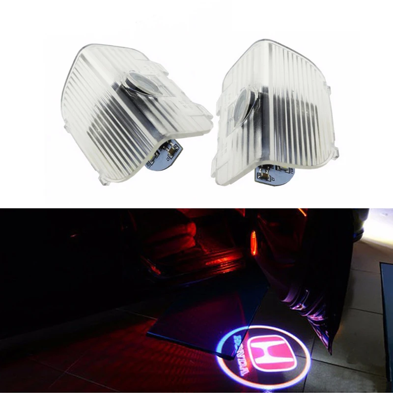 2Pcs Car LED Door Light Bulbs HD Projector Original