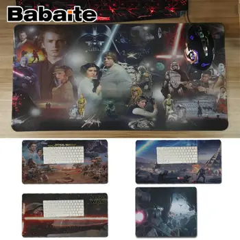 

Babaite New Printed Star Wars Customized MousePads Computer Laptop Anime Mouse Mat Unique Desktop Pad Game Lockedge Mousepad