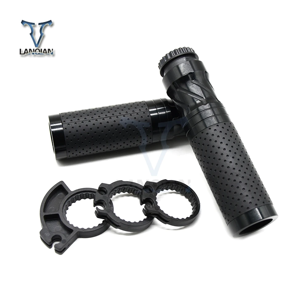 22mm Motorcycle Hand Grips Handle Rubber Bar handlebar Grips Dirt Pit Bike For suzuki sv 650 yamaha xj6 bmw 696 suzuki yamaha