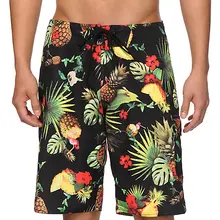 Мужские пляжные шорты с принтом ананаса Размер 28-40 дюймов