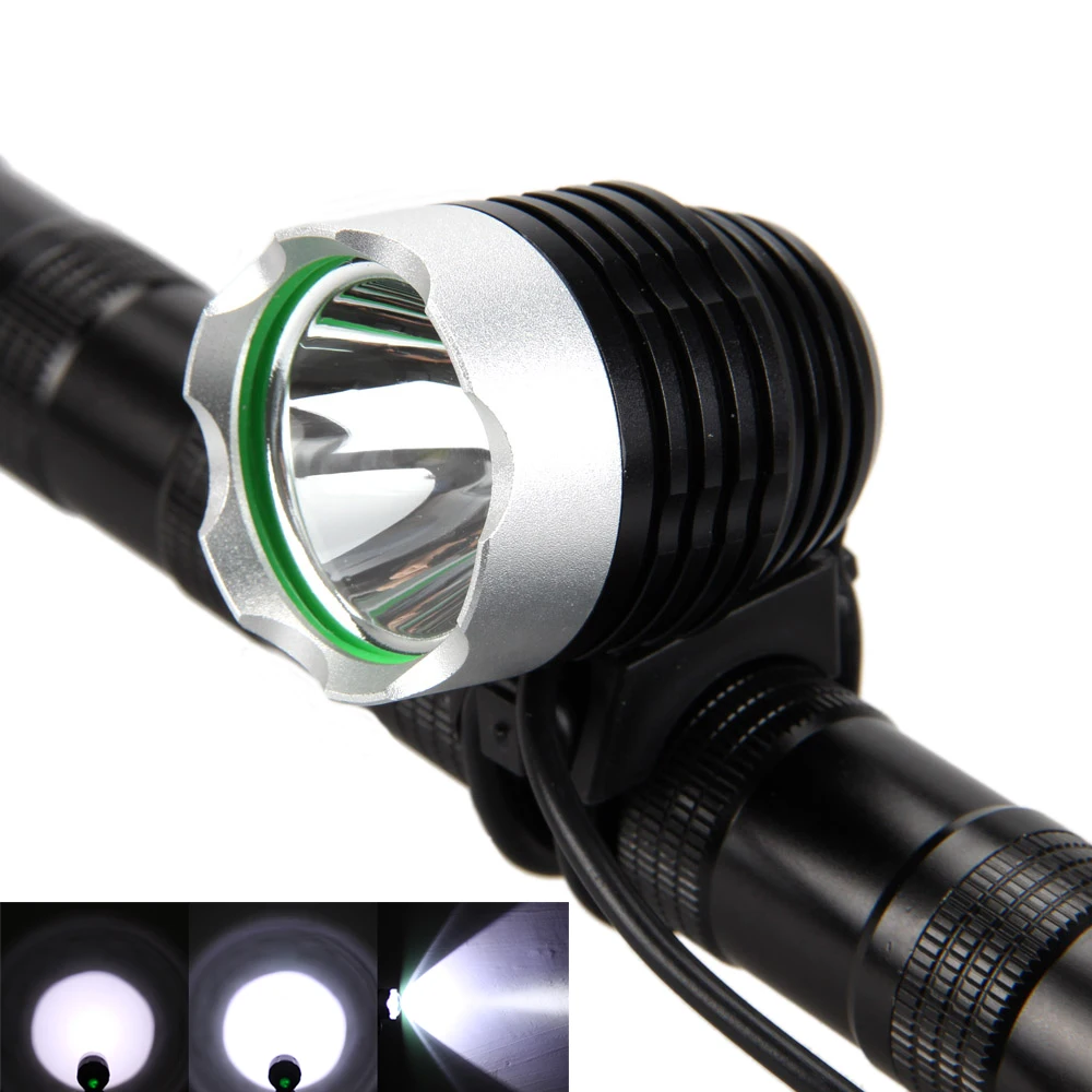 1000 Lumen XM L T6 Bike Bicycle Light LED Light Flashlight Head Light +8.4V 6400mah Battery Pack