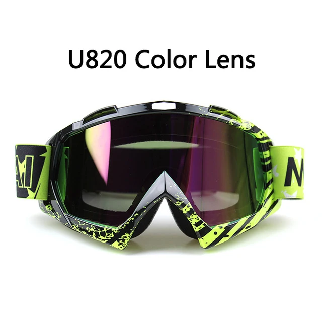 Nordson Outdoor Motorcycle Goggles Cycling MX Off-Road Ski Sport ATV Dirt Bike Racing Glasses for Fox Motocross Goggles Google Reflective U820