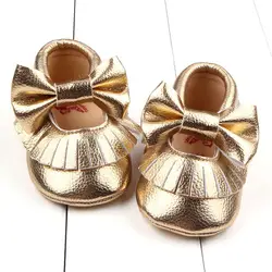 LONSANT первых шагов для маленьких девочек кроватки обувь с бантами для малышей повседневная обувь модная однотонная детская обувь