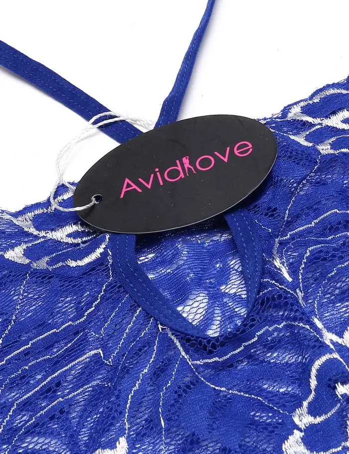 Avidlove секс Нижнее Бельё для девочек белье пикантная обувь эротические пижамы Babydoll Для женщин открытой передней Кружево секс ночной сон