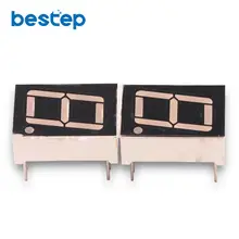 50 шт. 0,56 дюймов 7 сегментов 1 цифровой супер Красный общий катод; светодиоды дисплей